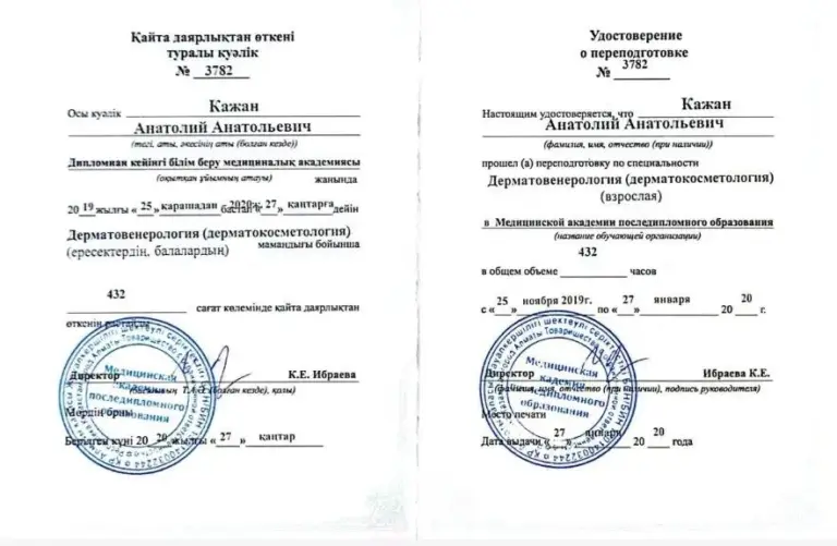 Сертификаты